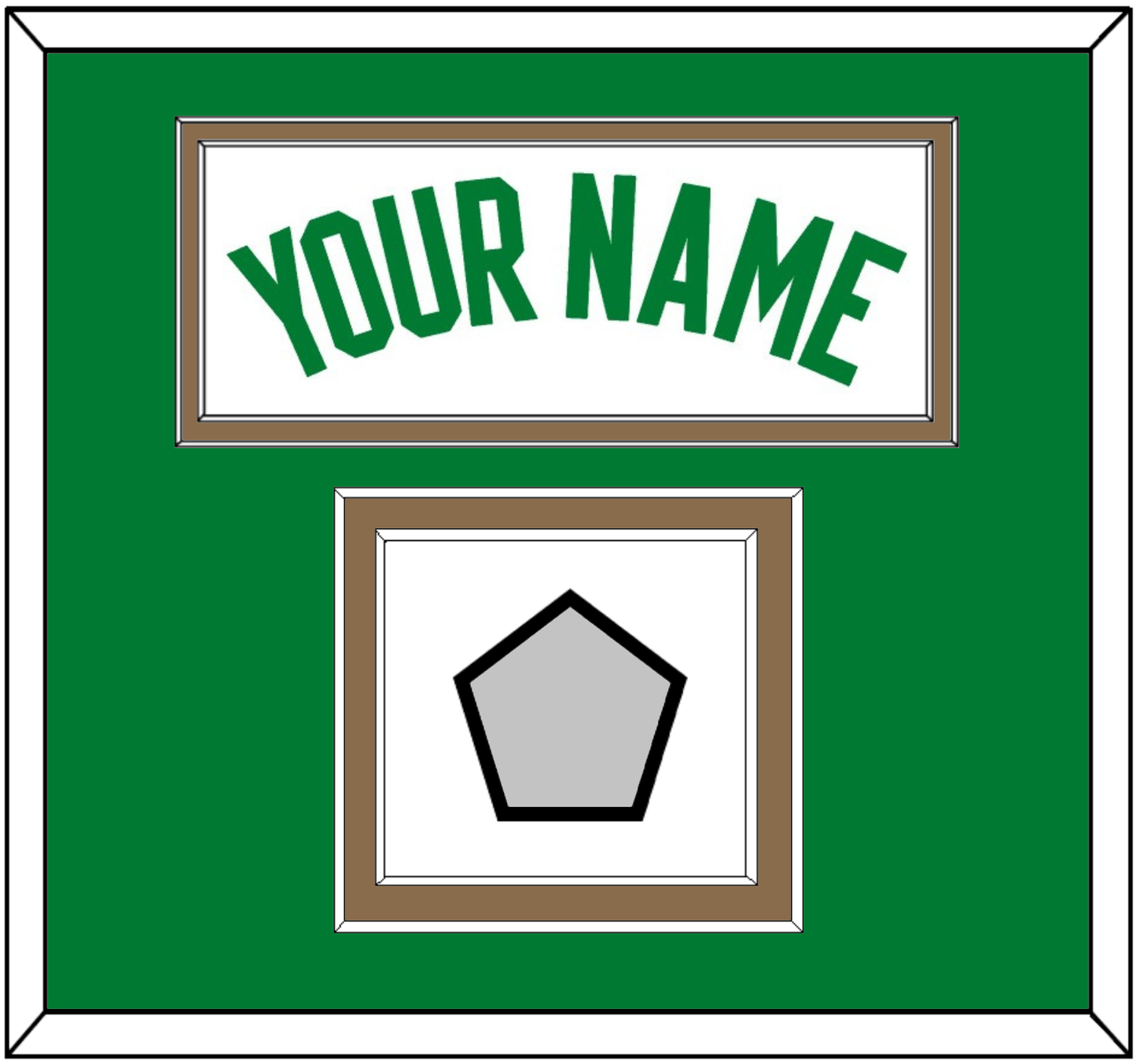 Boston Name & Champions Patch - White Association - Signature Tier 2