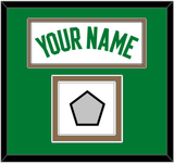 Boston Name & Champions Patch - White Association - Double Mat 2