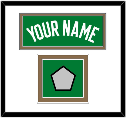 Boston Name & Trophy Patch - Road Green (1972-2018) - Signature Tier 1