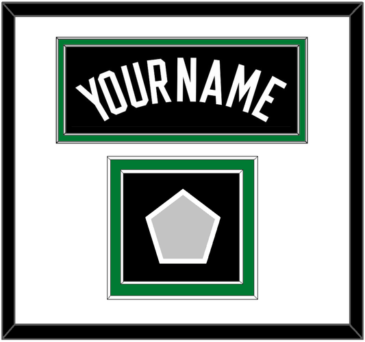 Boston Name & Trophy Patch - Black Statement - Signature Tier 1