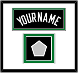 Boston Name & Finals Patch - Black Statement - Double Mat 1