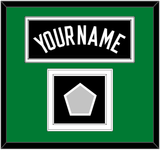 Boston Name & Trophy Patch - Black Statement - Double Mat 2
