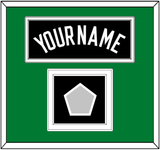 Boston Name & Champions Patch - Black Statement - Double Mat 2