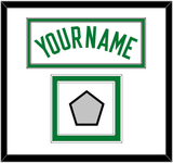 Boston Name & Finals Patch - Home White (1972-2018) - Double Mat 1