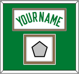 Boston Name & Finals Patch - Home White (1972-2018) - Double Mat 2
