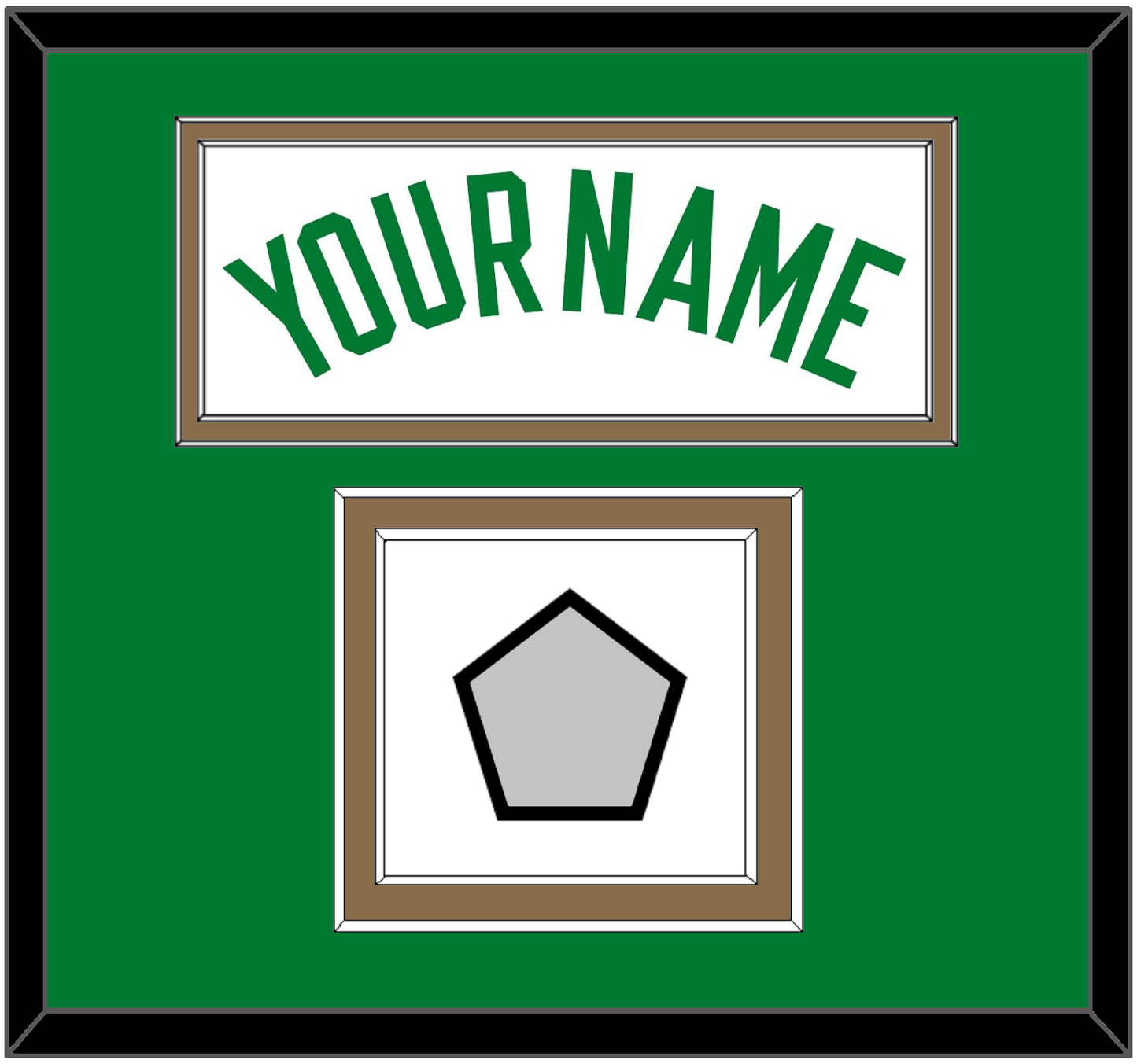Boston Name & Trophy Patch - Home White (1972-2018) - Signature Tier 2