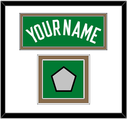 Boston Name & Finals Patch - Road Green (1972-2018) - Signature Tier 1