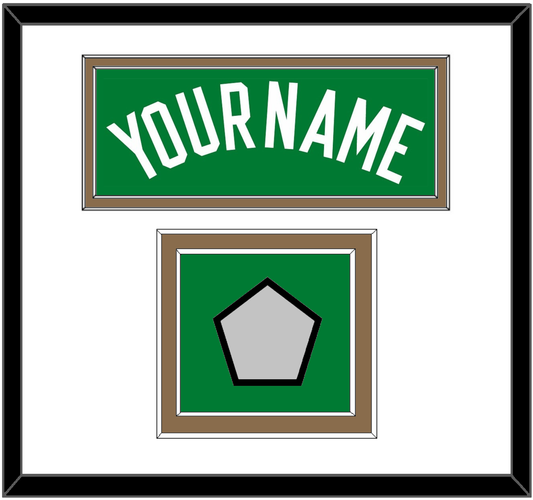 Boston Name & Finals Patch - Road Green (1972-2018) - Signature Tier 1
