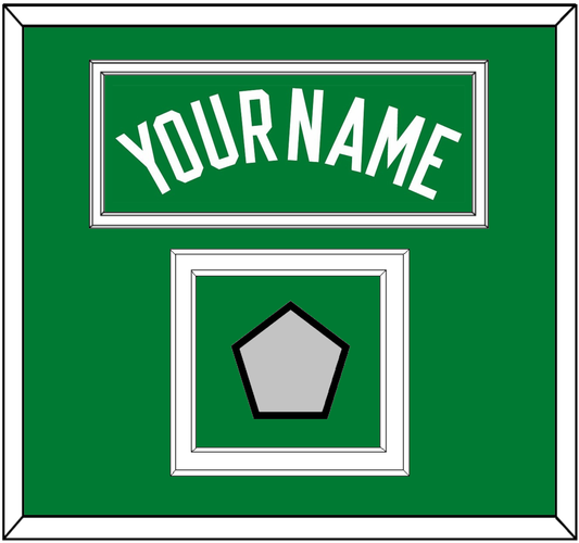 Boston Name & Finals Patch - Road Green (1972-2018) - Signature Tier 2