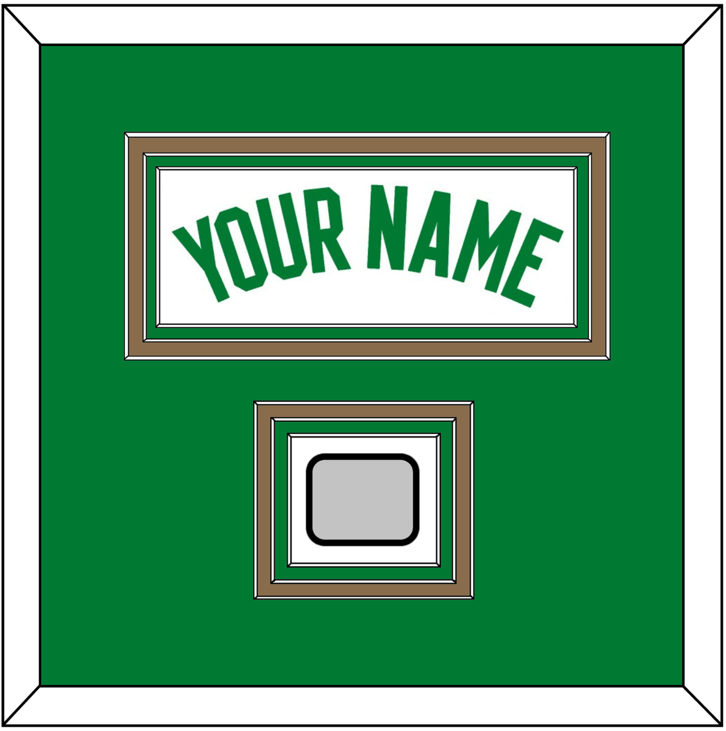 Boston Name & Trophy Patch - White Association - Premier Tier 2