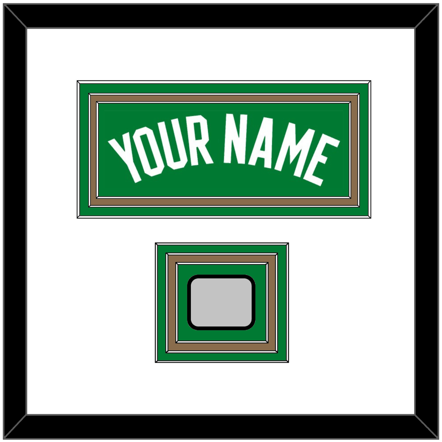 Boston Name & Trophy Patch - Green Icon - Premier Tier 1