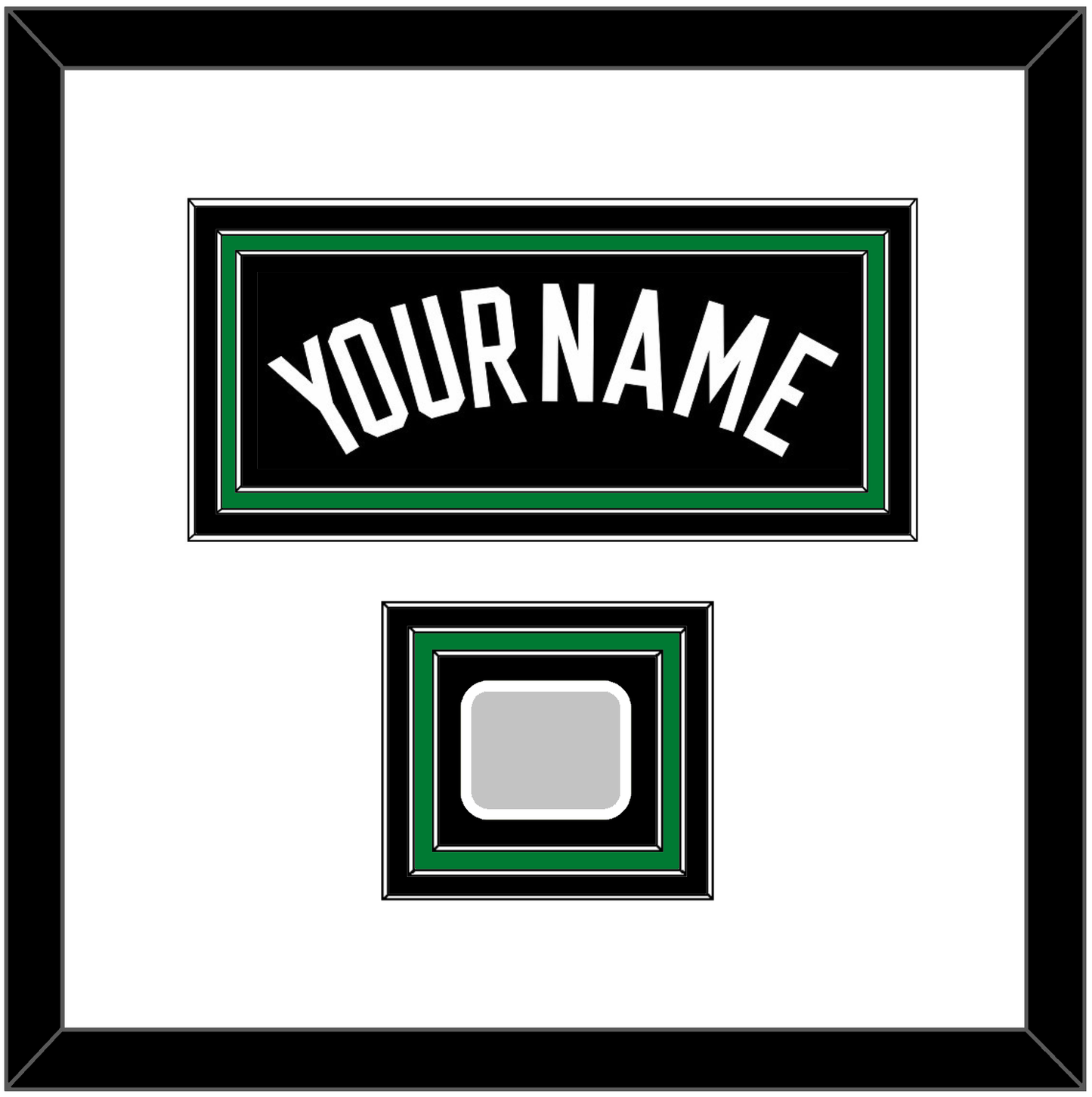 Boston Name & Trophy Patch - Black Statement - Premier Tier 1