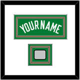 Boston Name & Champions Patch - Road Green (1972-2018) - Triple Mat 1