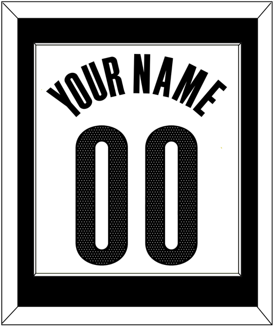 Brooklyn Name & Number - White Association - Essential Tier 1