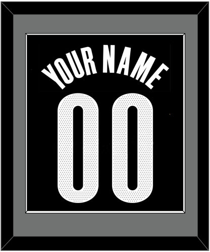 Brooklyn Name & Number - Black Icon - Essential Tier 2