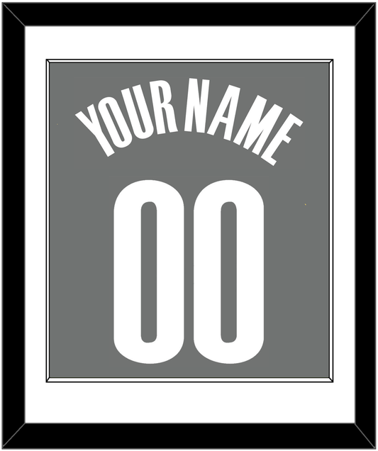 Brooklyn Name & Number - Charcoal Statement - Essential Tier 1