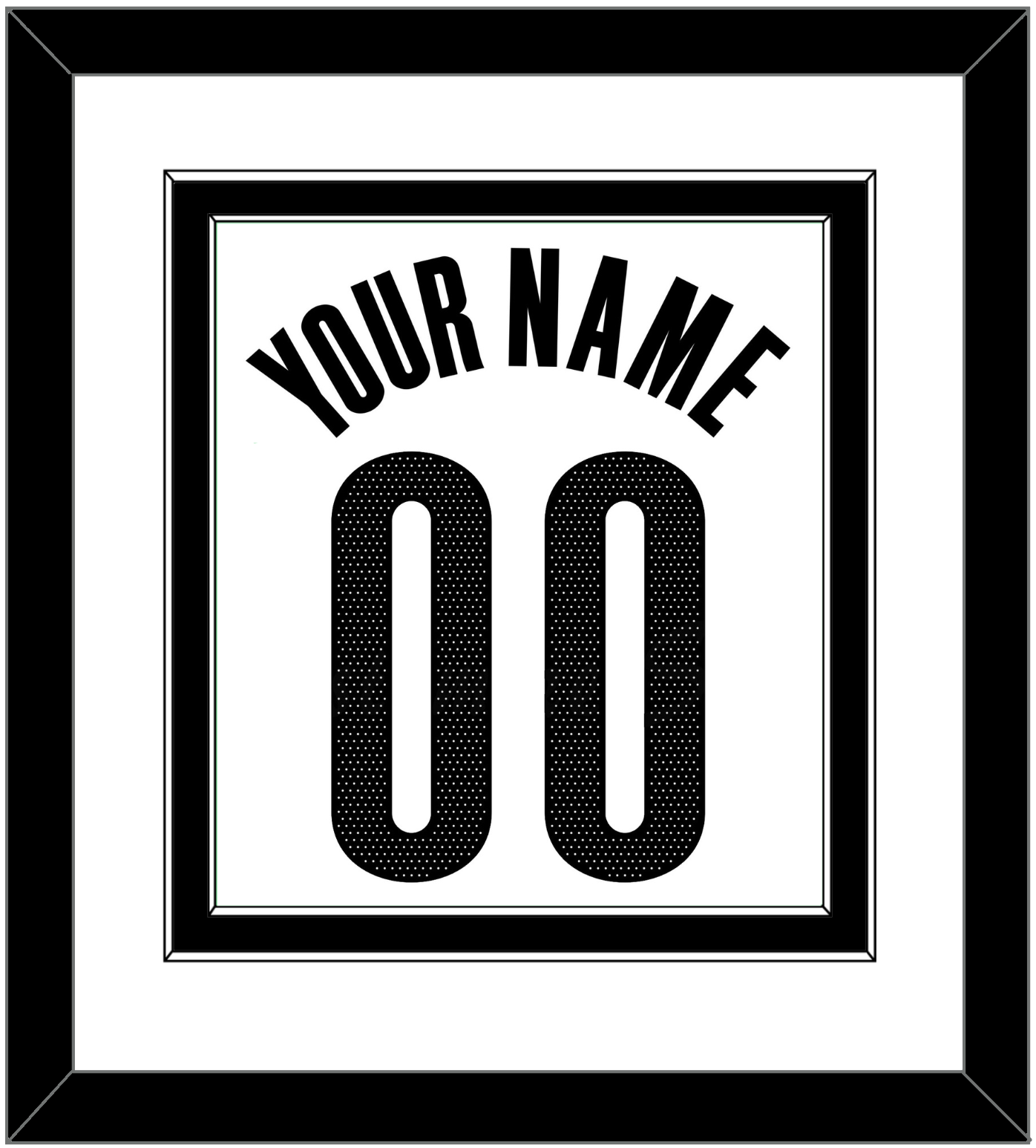 Brooklyn Name & Number - White Association - Signature Tier 1