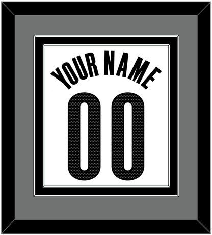 Brooklyn Name & Number - White Association - Signature Tier 2