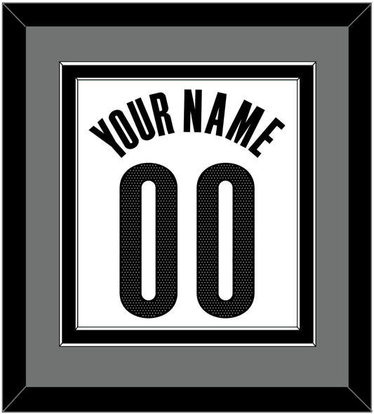 Brooklyn Name & Number - White Association - Signature Tier 2