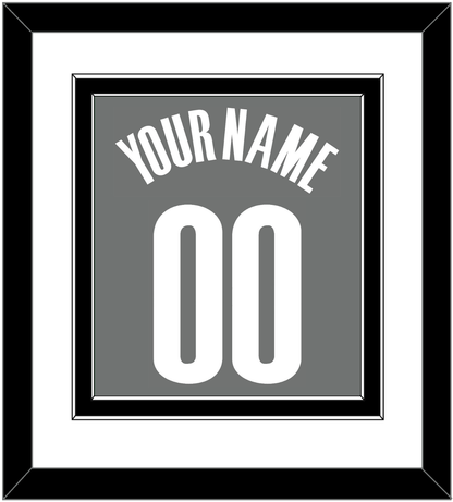 Brooklyn Name & Number - Charcoal Statement - Signature Tier 1