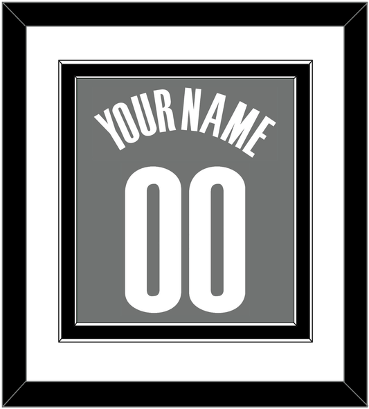 Brooklyn Name & Number - Charcoal Statement - Signature Tier 1