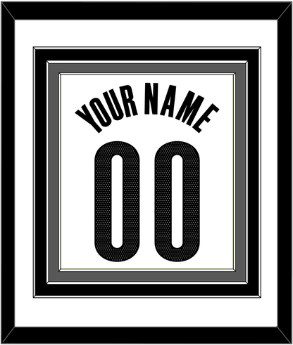 Brooklyn Name & Number - White Association - Premier Tier 1