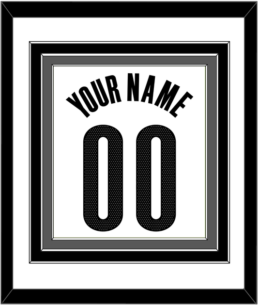 Brooklyn Name & Number - White Association - Premier Tier 1