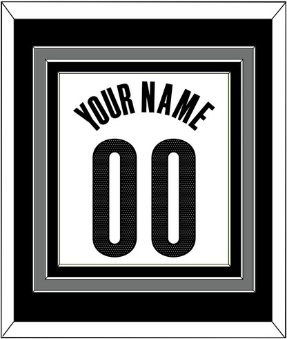 Brooklyn Name & Number - White Association - Premier Tier 2