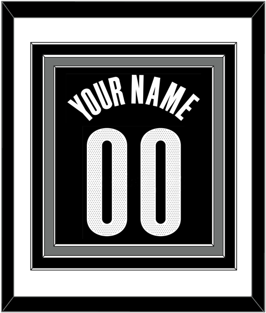 Brooklyn Name & Number - Black Icon - Premier Tier 1