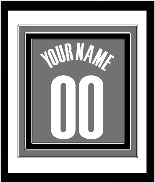 Brooklyn Name & Number - Charcoal Statement - Premier Tier 1