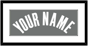 Brooklyn Name - Charcoal Statement - Single Mat 1