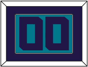 Charlotte Number - Teal Icon (2014-2020) - Single Mat 2