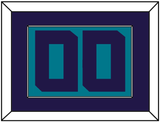 Charlotte Number - Teal Icon (2014-2020) - Single Mat 2