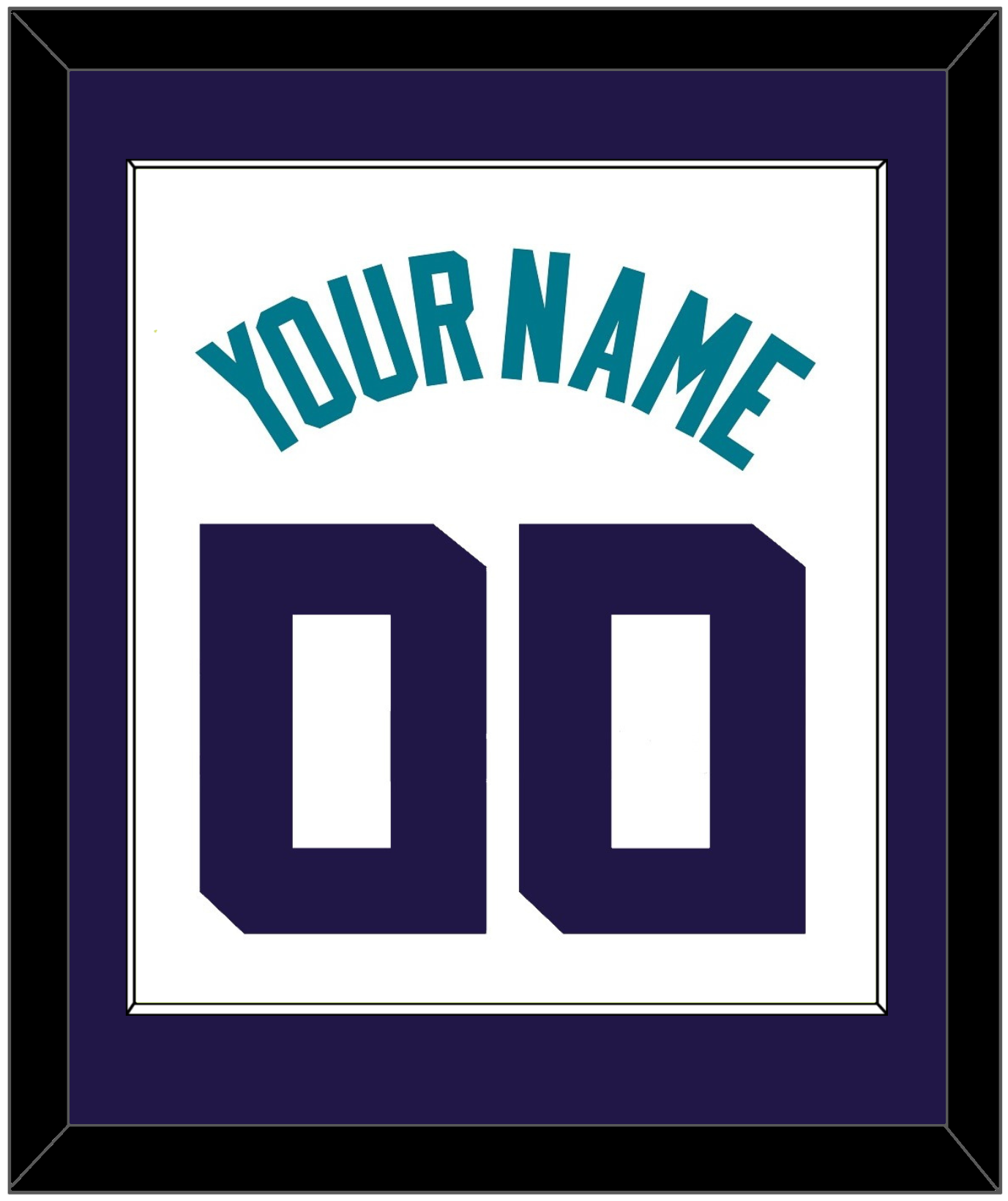 Charlotte Name & Number - White Association (2014-2020) - Essential Tier 1