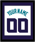 Charlotte Name & Number - White Association (2014-2020) - Single Mat 1