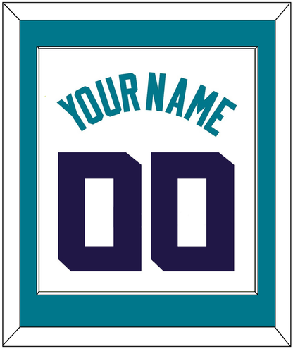 Charlotte Name & Number - White Association (2014-2020) - Essential Tier 2
