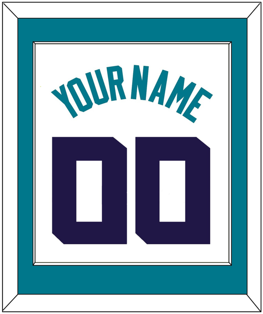 Charlotte Name & Number - White Association (2014-2020) - Essential Tier 2