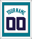 Charlotte Name & Number - White Association (2014-2020) - Single Mat 2