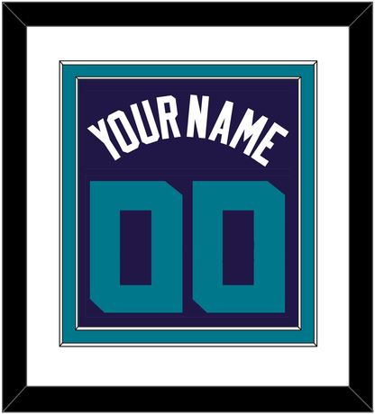Charlotte Name & Number - Purple Statement - Signature Tier 1