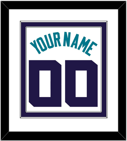 Charlotte Name & Number - White Association (2014-2020) - Signature Tier 1