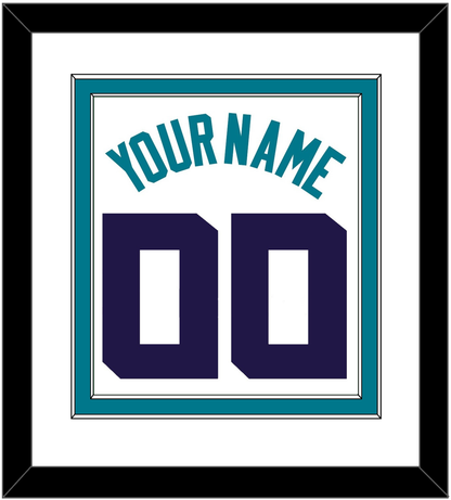 Charlotte Name & Number - White Association (2014-2020) - Signature Tier 2