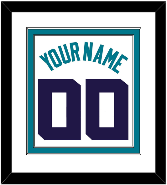 Charlotte Name & Number - White Association (2014-2020) - Signature Tier 2