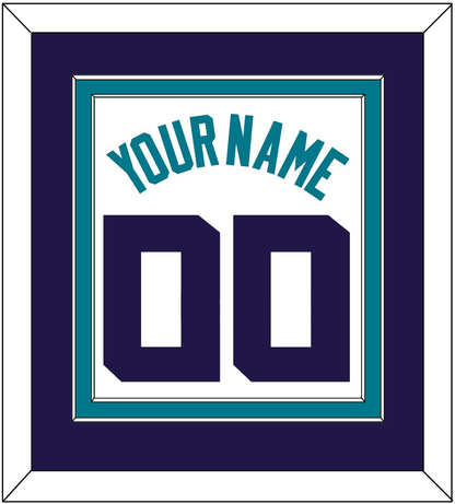 Charlotte Name & Number - White Association (2014-2020) - Signature Tier 3