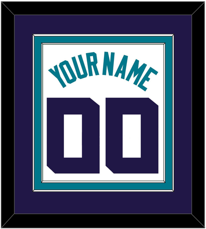 Charlotte Name & Number - White Association (2014-2020) - Signature Tier 3