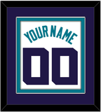 Charlotte Name & Number - White Association (2014-2020) - Double Mat 3