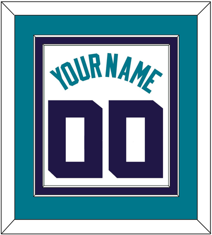 Charlotte Name & Number - White Association (2014-2020) - Signature Tier 4