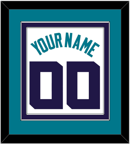Charlotte Name & Number - White Association (2014-2020) - Signature Tier 4