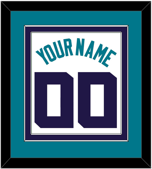 Charlotte Name & Number - White Association (2014-2020) - Signature Tier 4
