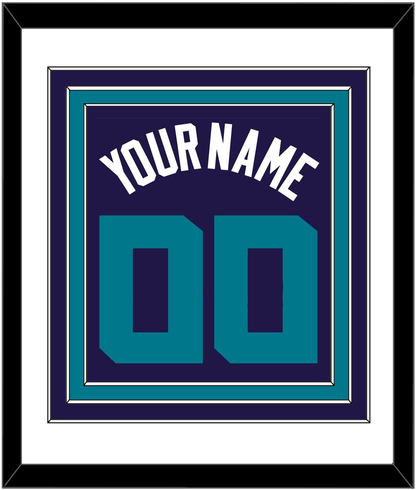 Charlotte Name & Number - Purple Statement - Premier Tier 1
