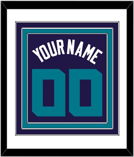Charlotte Name & Number - Purple Statement - Premier Tier 1